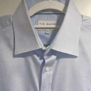 Ted Baker Men’s light blue bottom dress shirt